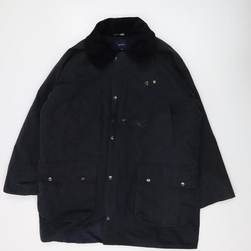 Rolls-Royce Men's Black Parka Jacket M Lined Snap Casual