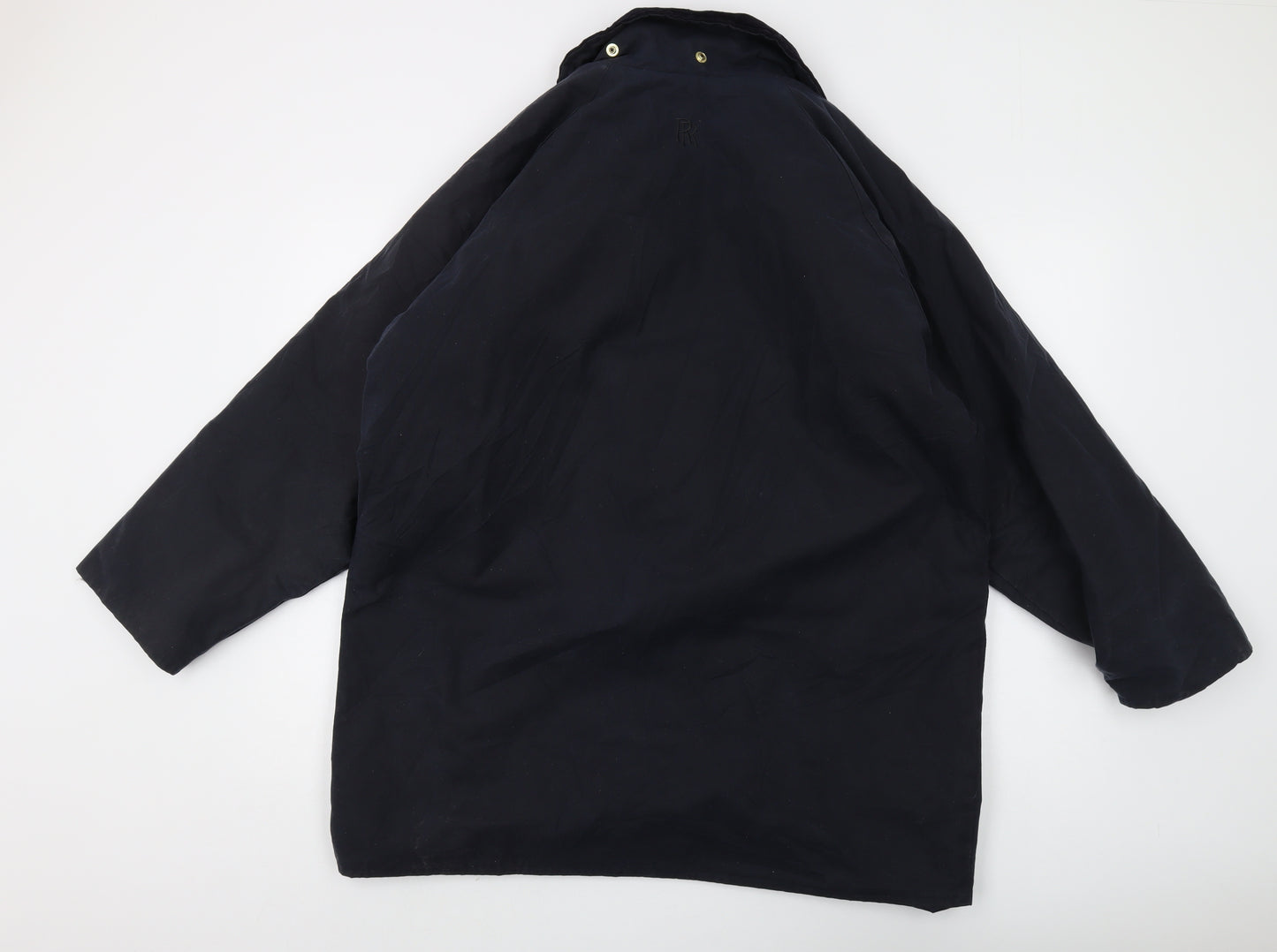 Rolls-Royce Men's Black Parka Jacket M Lined Snap Casual