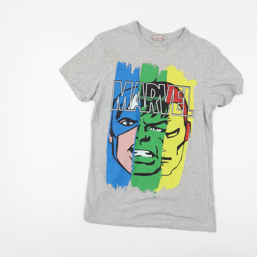 Marvel Comics Men's XS Grey Graphic T-Shirt