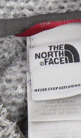 The North Face Women's Grey Full Zip Hoodie Size S