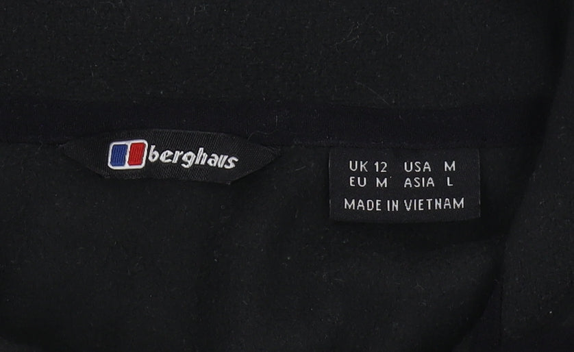 Berghaus Unisex Black M Fleece Sweatshirt 1/4 Zip