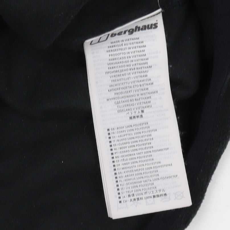 Berghaus Unisex Black M Fleece Sweatshirt 1/4 Zip