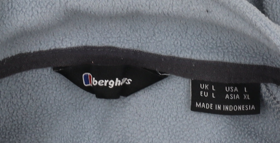 Berghaus Men's Blue Full Zip Fleece Jacket Size L