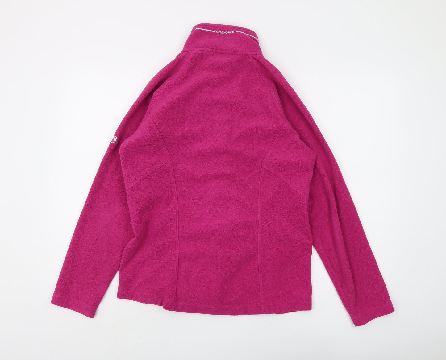 Craghoppers Women's Pink Full Zip Sweatshirt Size 10