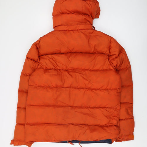 Penfield Men's Orange Puffer Jacket, M, Hooded