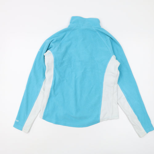 Trespass Women's Blue Henley Sweatshirt M Polyester