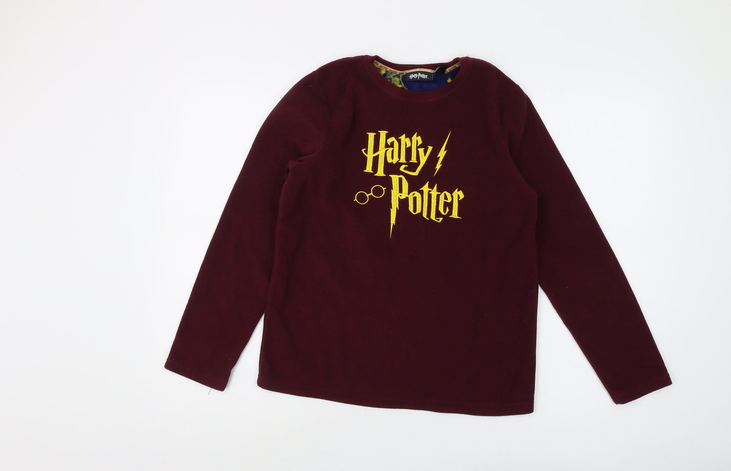 Harry Potter Boys Red Pullover Sweatshirt 12-13 Hooded Logo