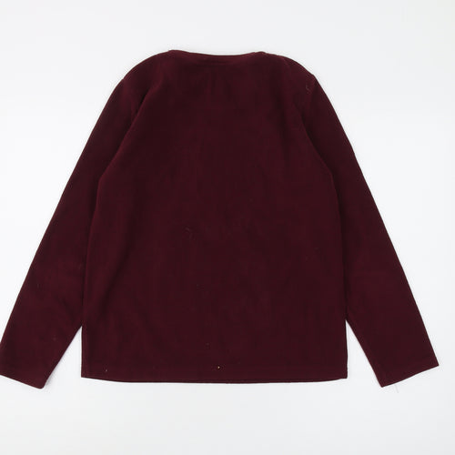Harry Potter Boys Red Pullover Sweatshirt 12-13 Hooded Logo