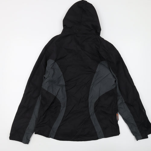 Mountainlife Women's Black Waterproof Parka Jacket Size 10