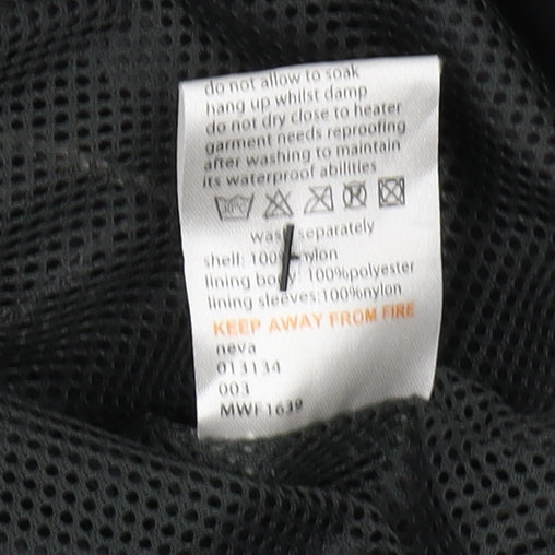 Mountainlife Women's Black Waterproof Parka Jacket Size 10