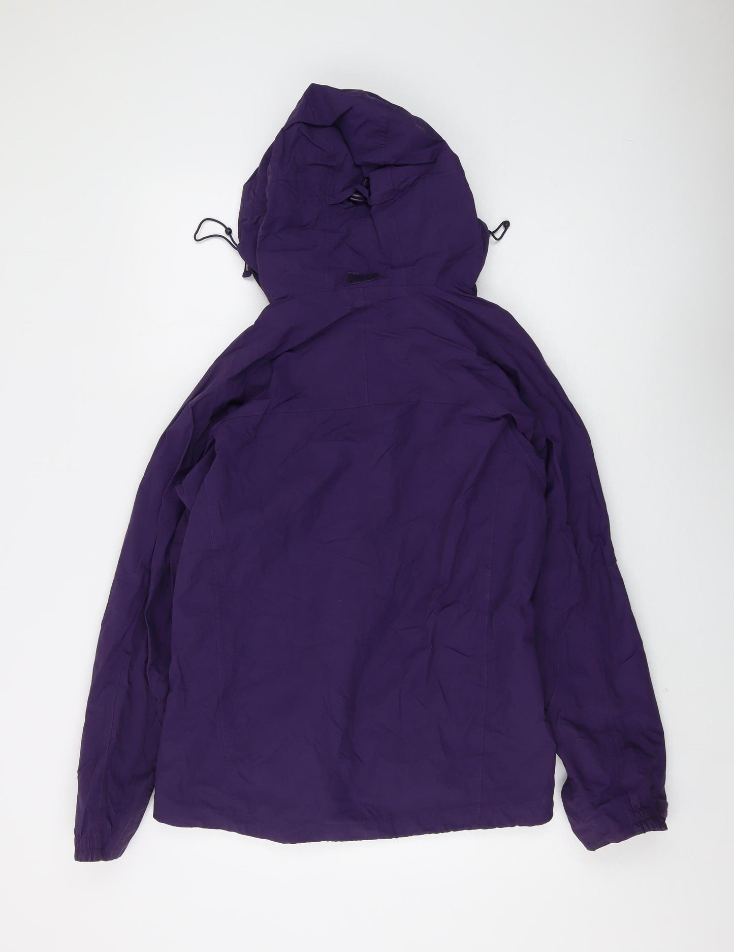 Mountainlife Women's Purple Waterproof Rain Coat Jacket Size 10