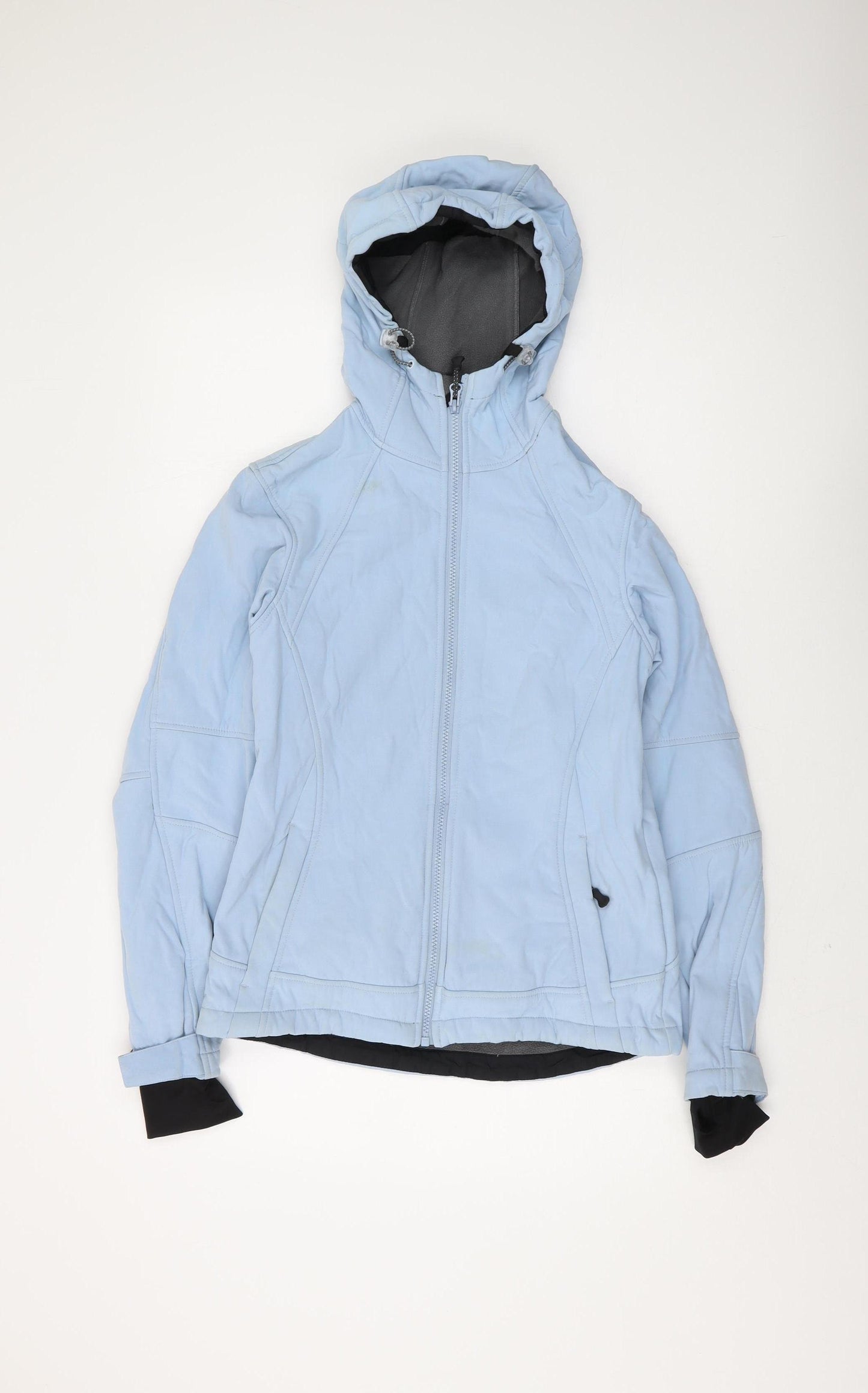 Crane Women's Blue Ski Jacket, Small, Hooded