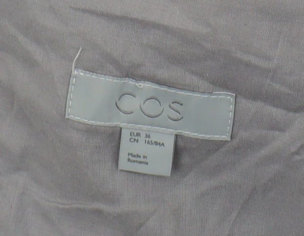 COS Women's Grey Wool Blazer, Size 8