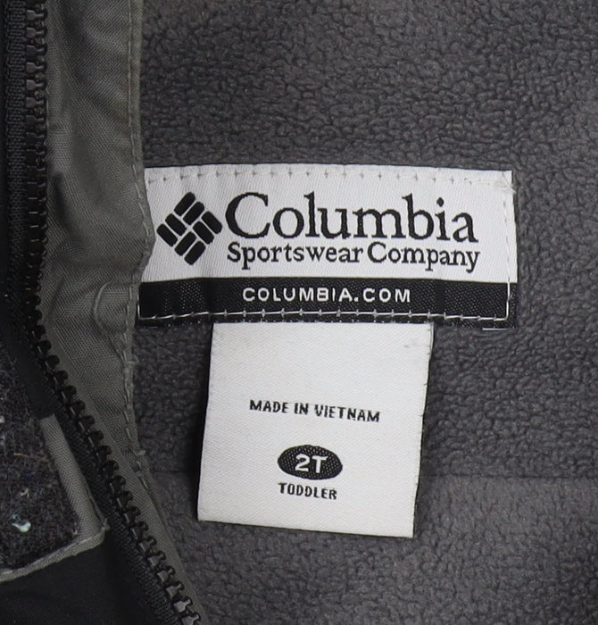 Columbia Boys Black Winter Puffer Jacket 2-3 Years