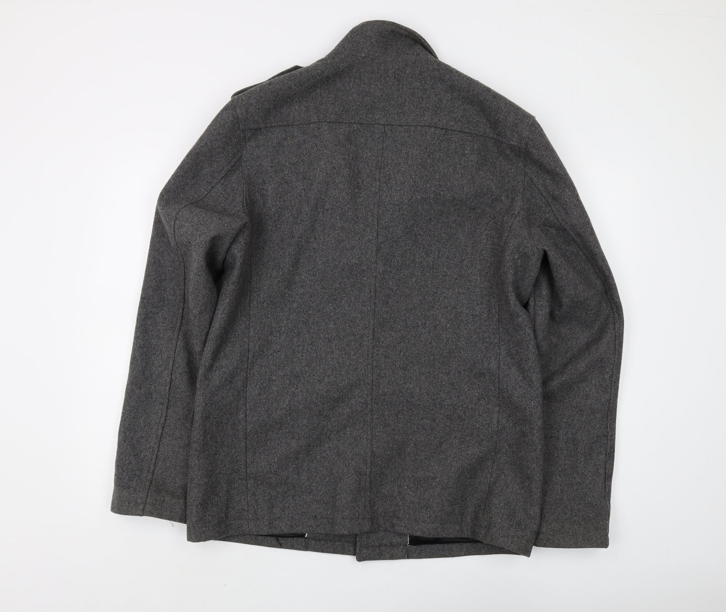 Ben Sherman Men’s Grey Military Jacket L