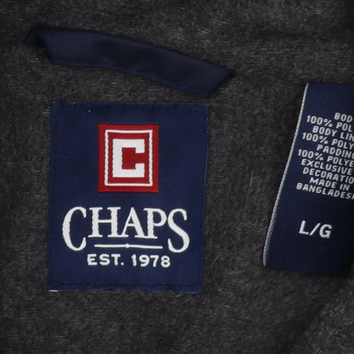 Chaps Men's Blue Bodywarmer Waistcoat - Size L