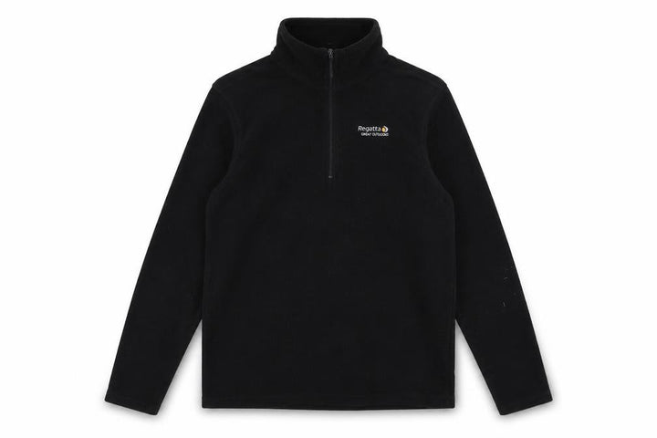 Regatta Boys Black Fleece 1/2 Zip Sweatshirt, Size L