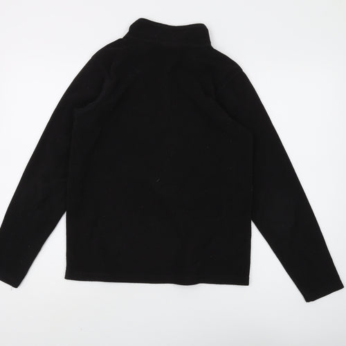 Regatta Boys Black Fleece 1/2 Zip Sweatshirt, Size L