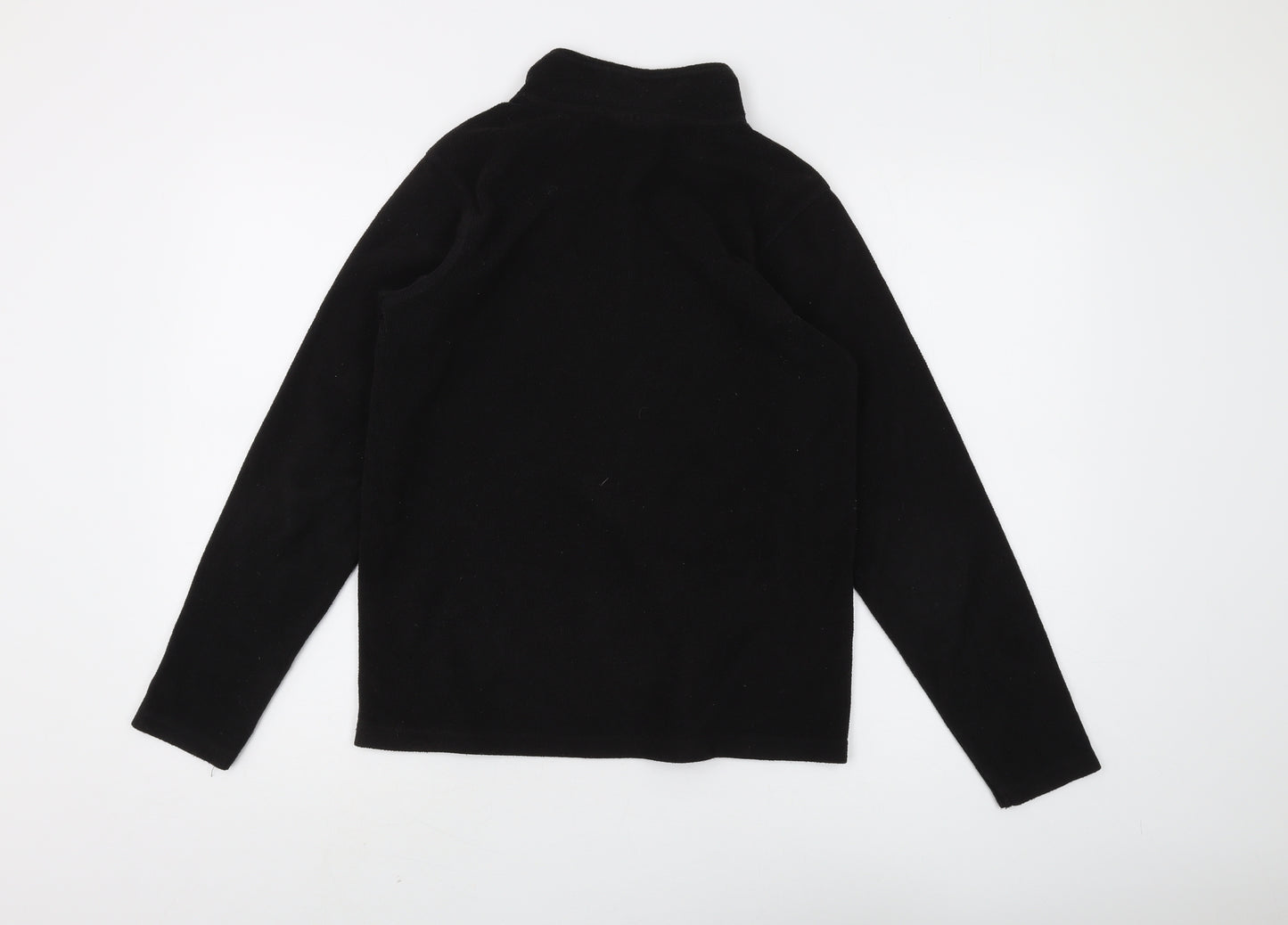 Regatta Boys Black Fleece 1/2 Zip Sweatshirt, Size L