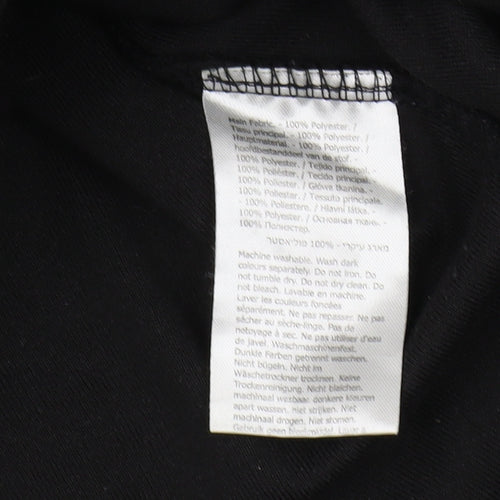 Regatta Boys Black Fleece 1/2 Zip Sweatshirt, Size L