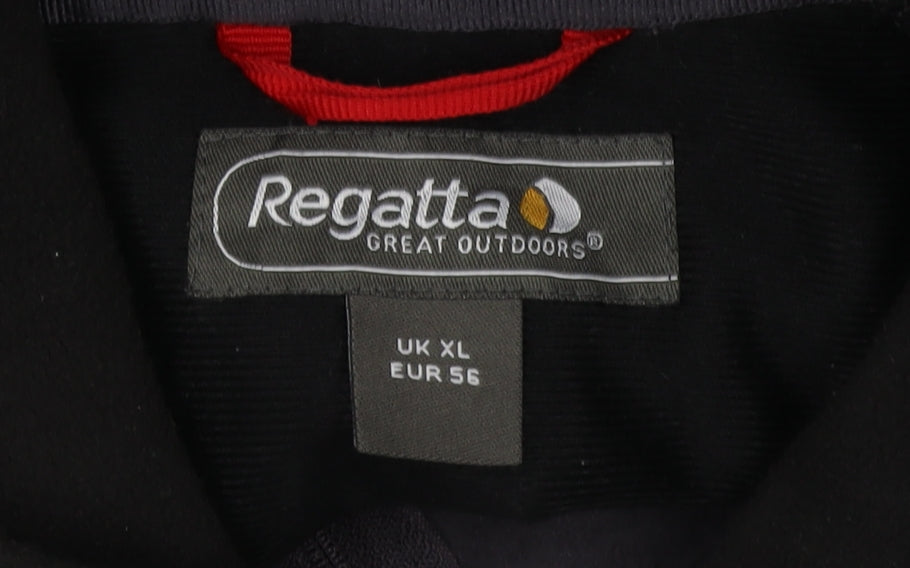 Regatta Men's Black Full Zip Fleece Sweatshirt XL
