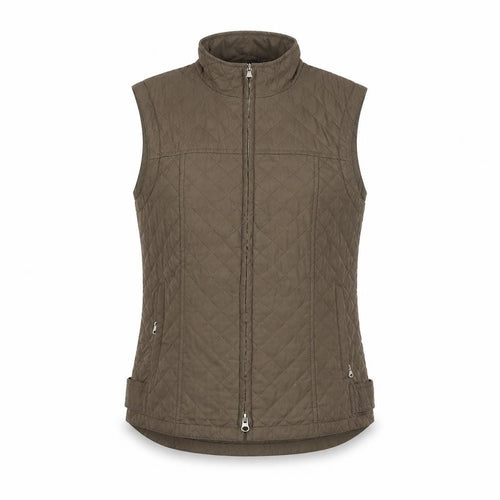 Golfino Women’s Brown Quilted Waistcoat Size 12