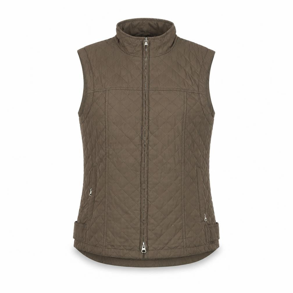 Golfino Women’s Brown Quilted Waistcoat Size 12
