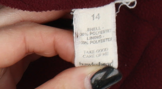 Hawkshead Women's Brown Polyester Waistcoat Size 14