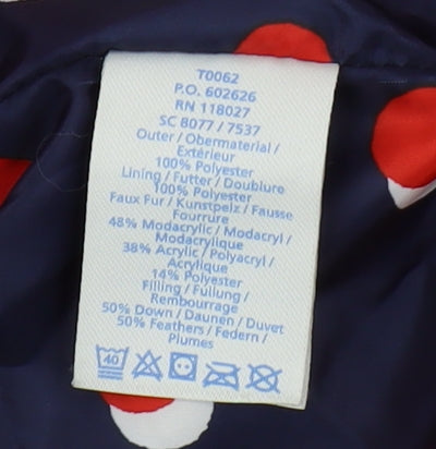 Boden Women's Red Puffer Jacket Size 10