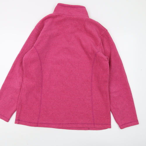 Regatta Women's Pink Striped Pullover Sweatshirt Size 14