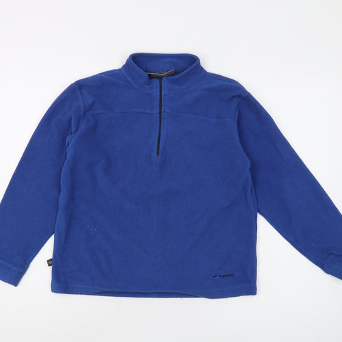 Mountainlife Boys Blue Fleece 1/2 Zip Sweatshirt 11-12 Years