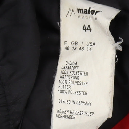 Maier Sports Men's Red Puffer Jacket Size 44