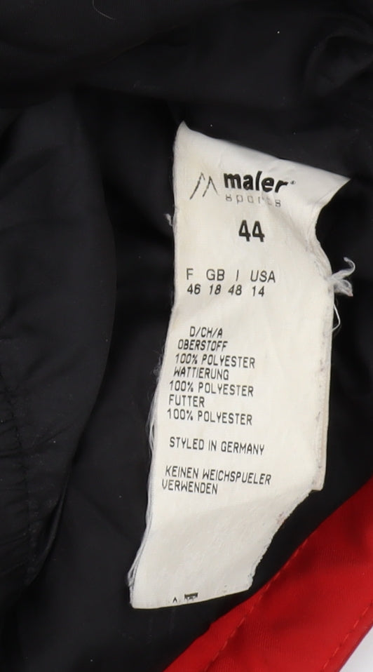 Maier Sports Men's Red Puffer Jacket Size 44