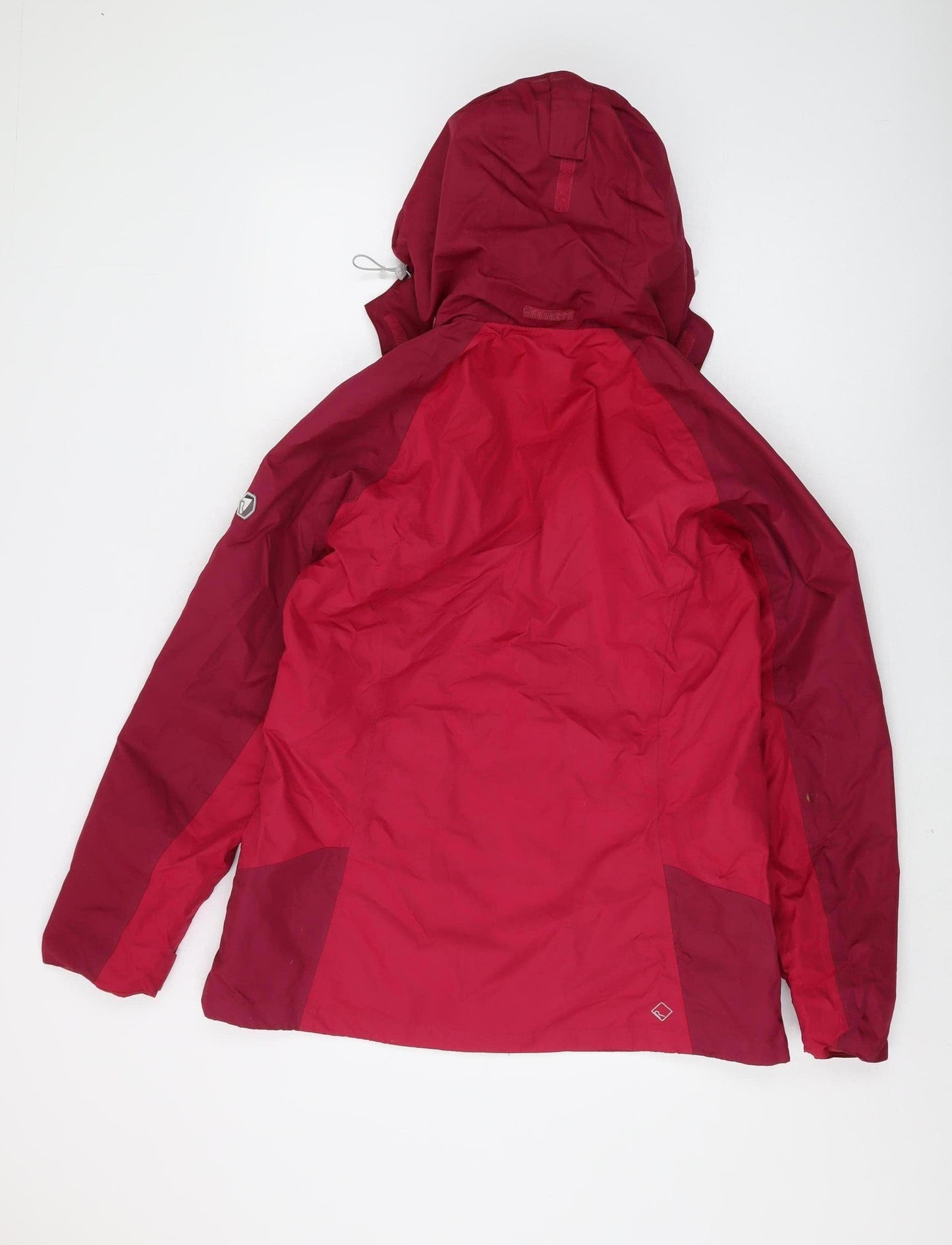Regatta Women's Red Waterproof Hooded Jacket - Size 14