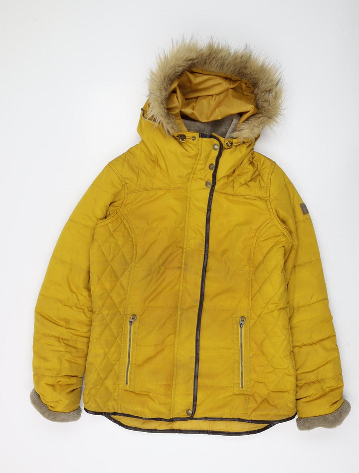 Regatta Women's Yellow Puffer Jacket Size 14