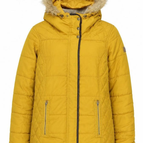Regatta Women's Yellow Puffer Jacket Size 14