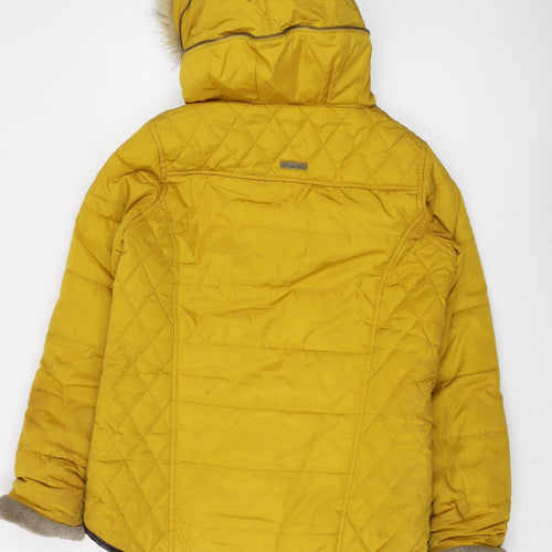 Regatta Women's Yellow Puffer Jacket Size 14