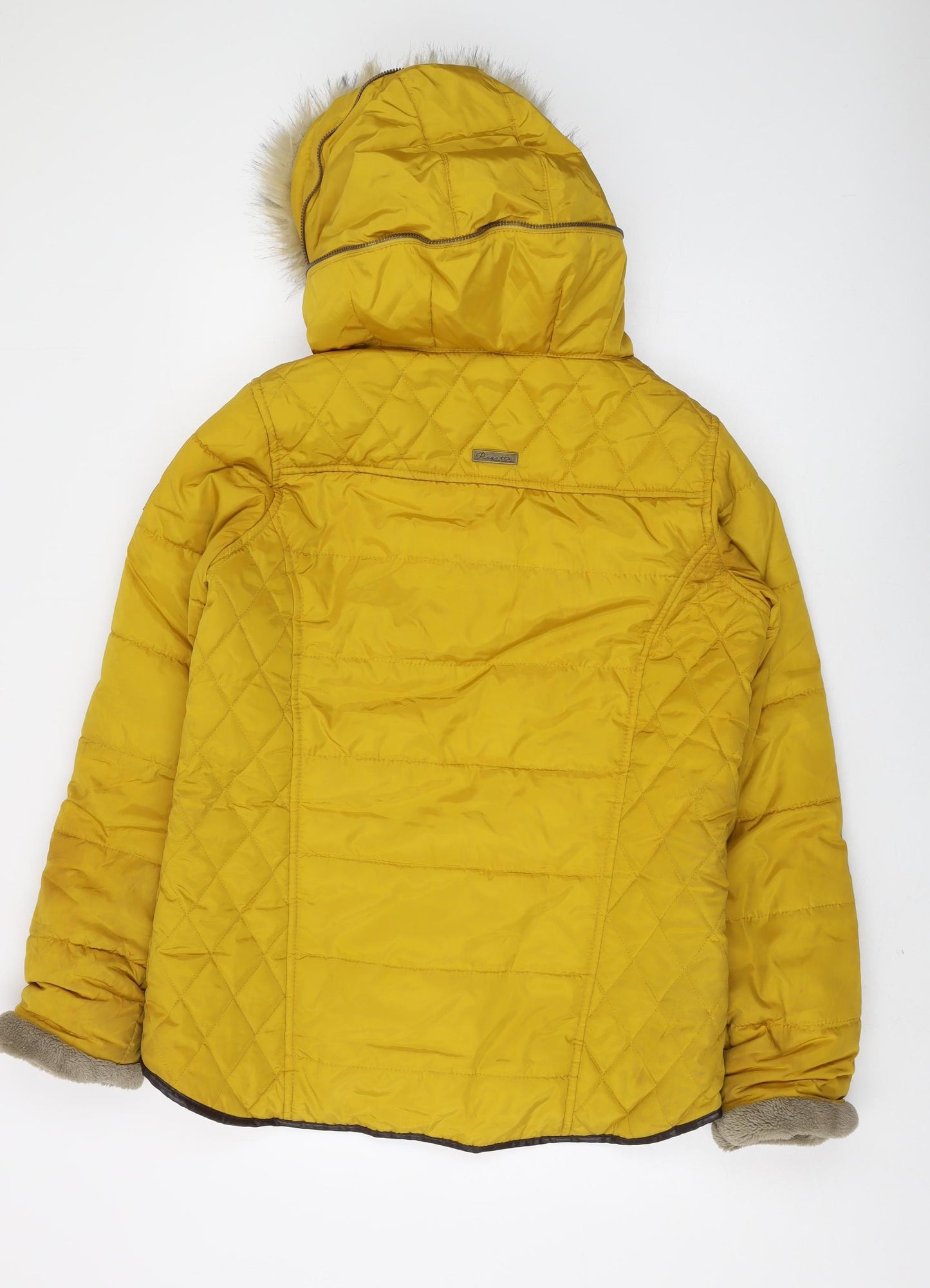 Regatta Women's Yellow Puffer Jacket Size 14