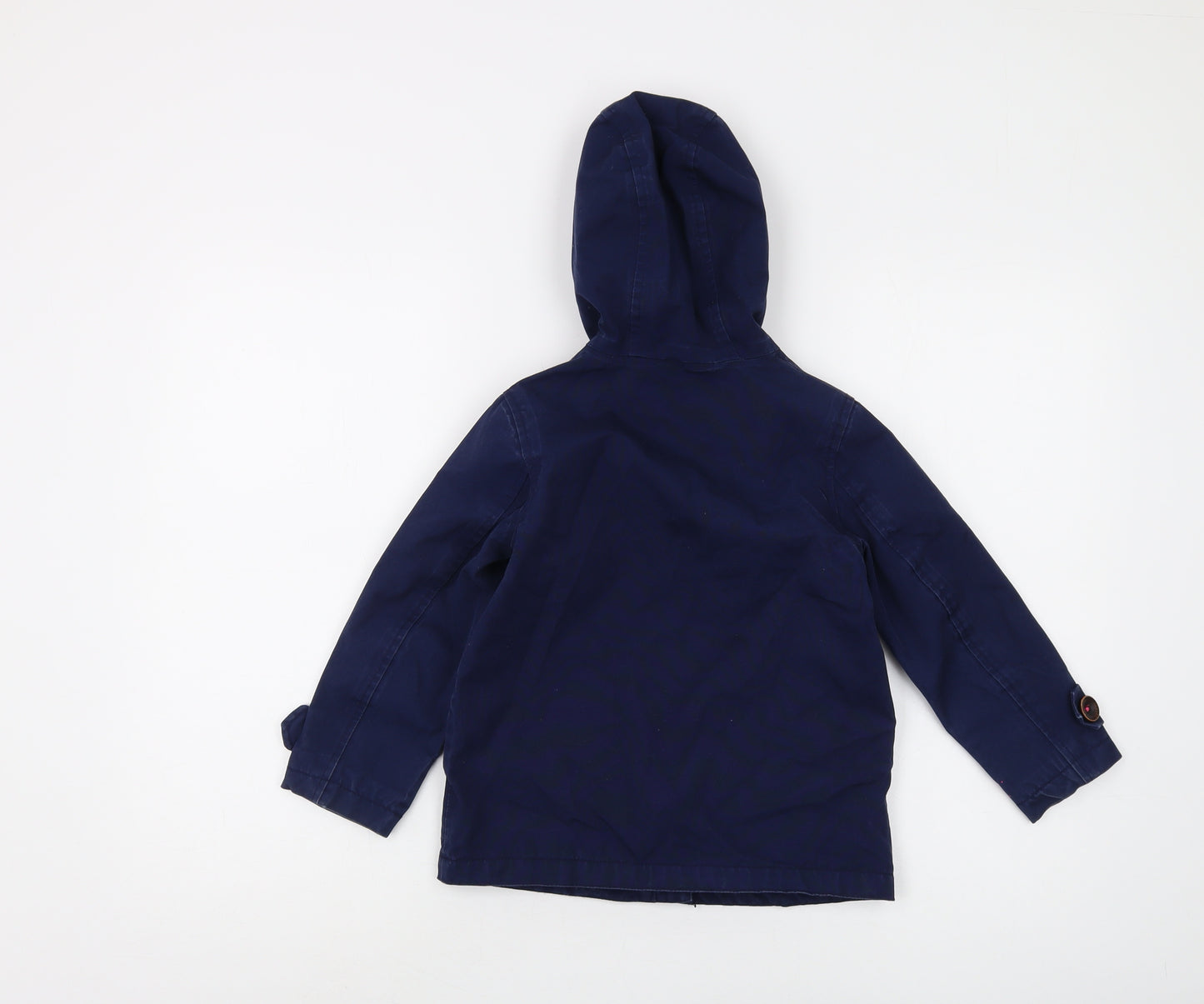 Joules Girls Blue Hooded Rain Coat 5 Years