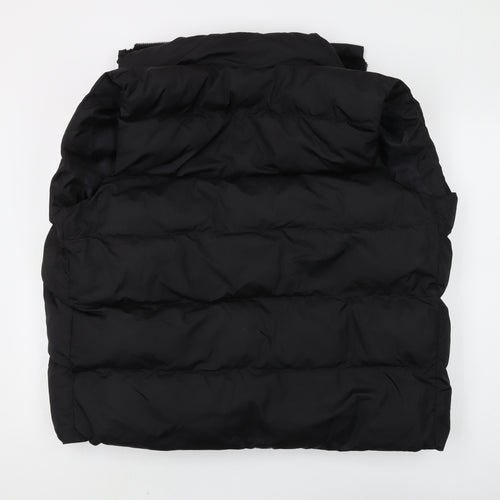 Seraphine Women's Black Medium Puffer Jacket Sleeveless