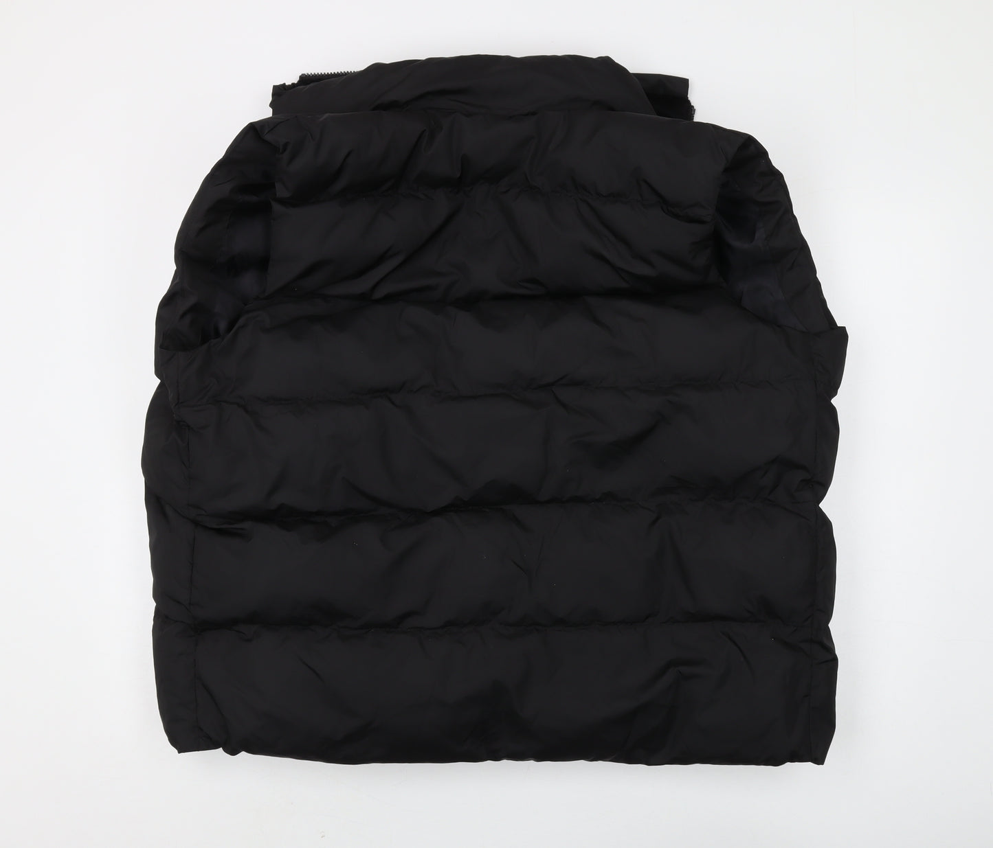 Seraphine Women's Black Medium Puffer Jacket Sleeveless