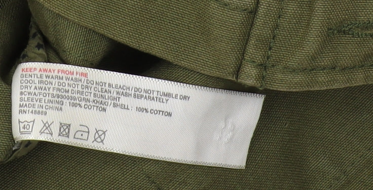 Fat Face Women's Green Military Jacket Size 12