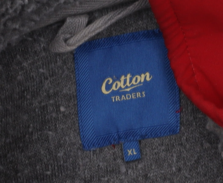 Cotton Traders Men's Grey XL Puffer Jacket