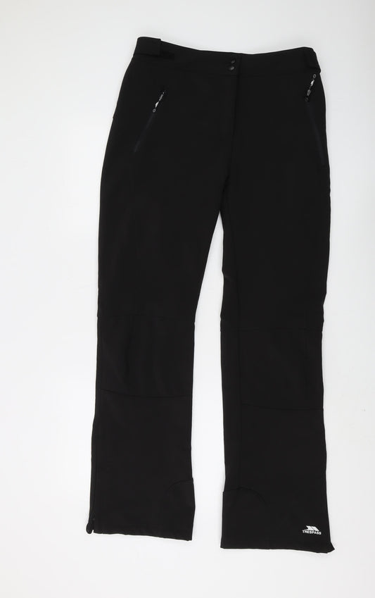 Trespass Women's Black Softshell Snow Pants M