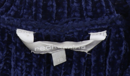 Red Herring Women's Blue Pullover Jumper Size 12