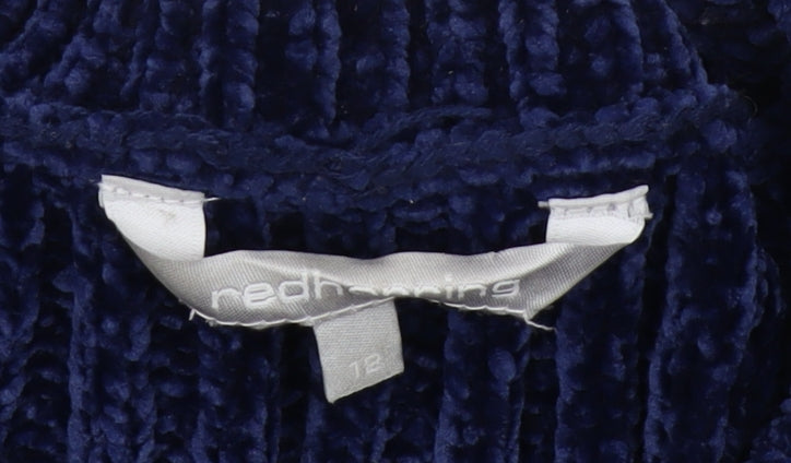 Red Herring Women's Blue Pullover Jumper Size 12
