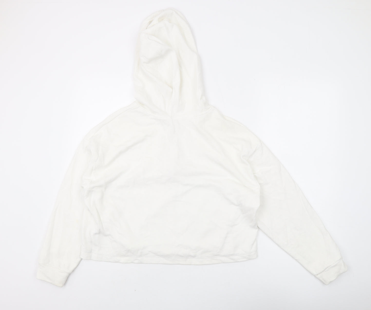 Fabletics Women's White Pullover Hoodie, Size S