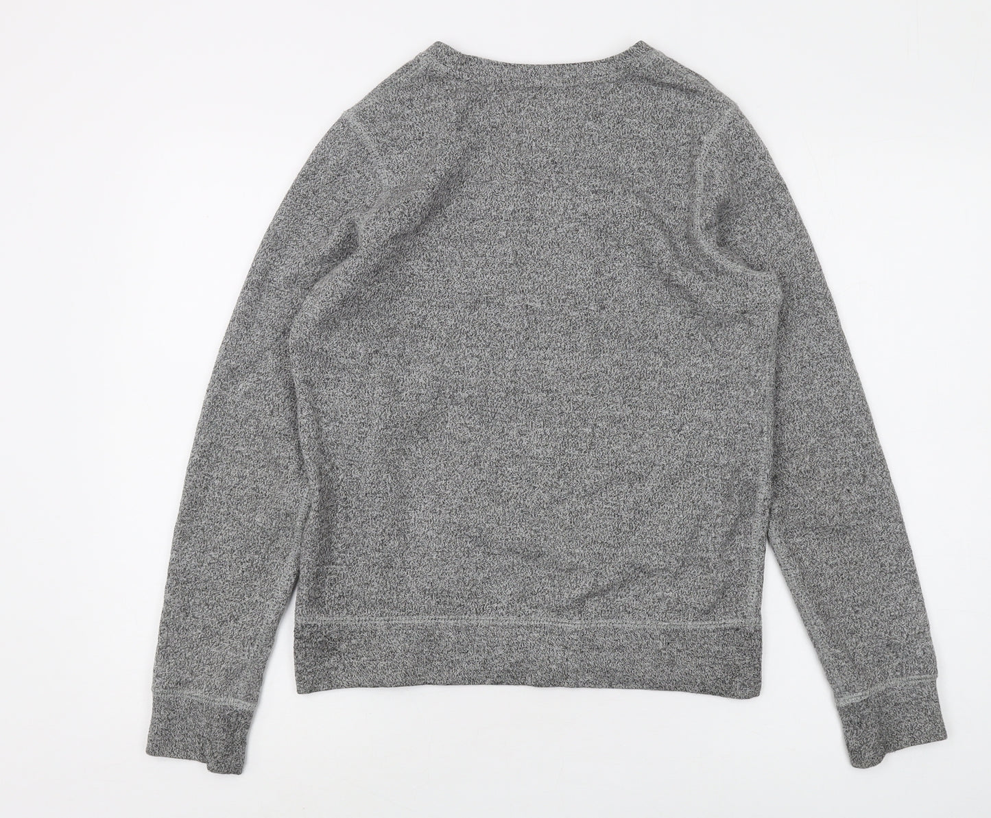 Roots Grey Unisex XS Pullover Sweatshirt with Logo