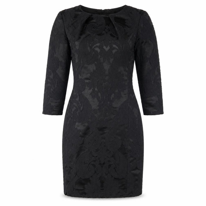 Mango Women's Black Sheath Dress, Size 8, Party Ready