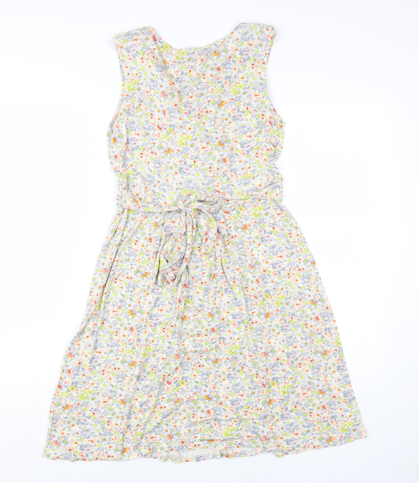 Warehouse Women's Multicoloured Floral Dress Size 12